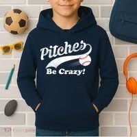 Pitches Be Crazy Kids Hoodie thumb 2