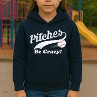 Pitches Be Crazy Kids Hoodie thumb 3