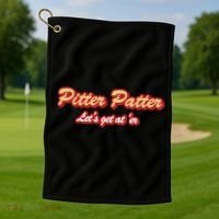 Pitter Patter Do It To 'Er Golf Towel thumb 1