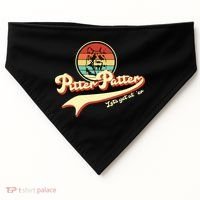 Pitter Patter Let's Get At Er Retro USA-Made Doggie Bandana thumb 0