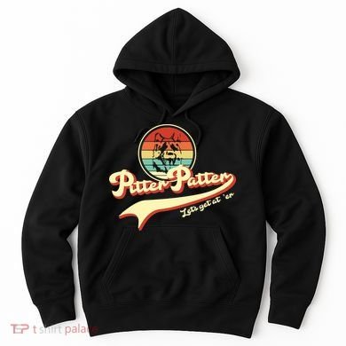 Pitter Patter Let's Get At Er Retro Hoodie