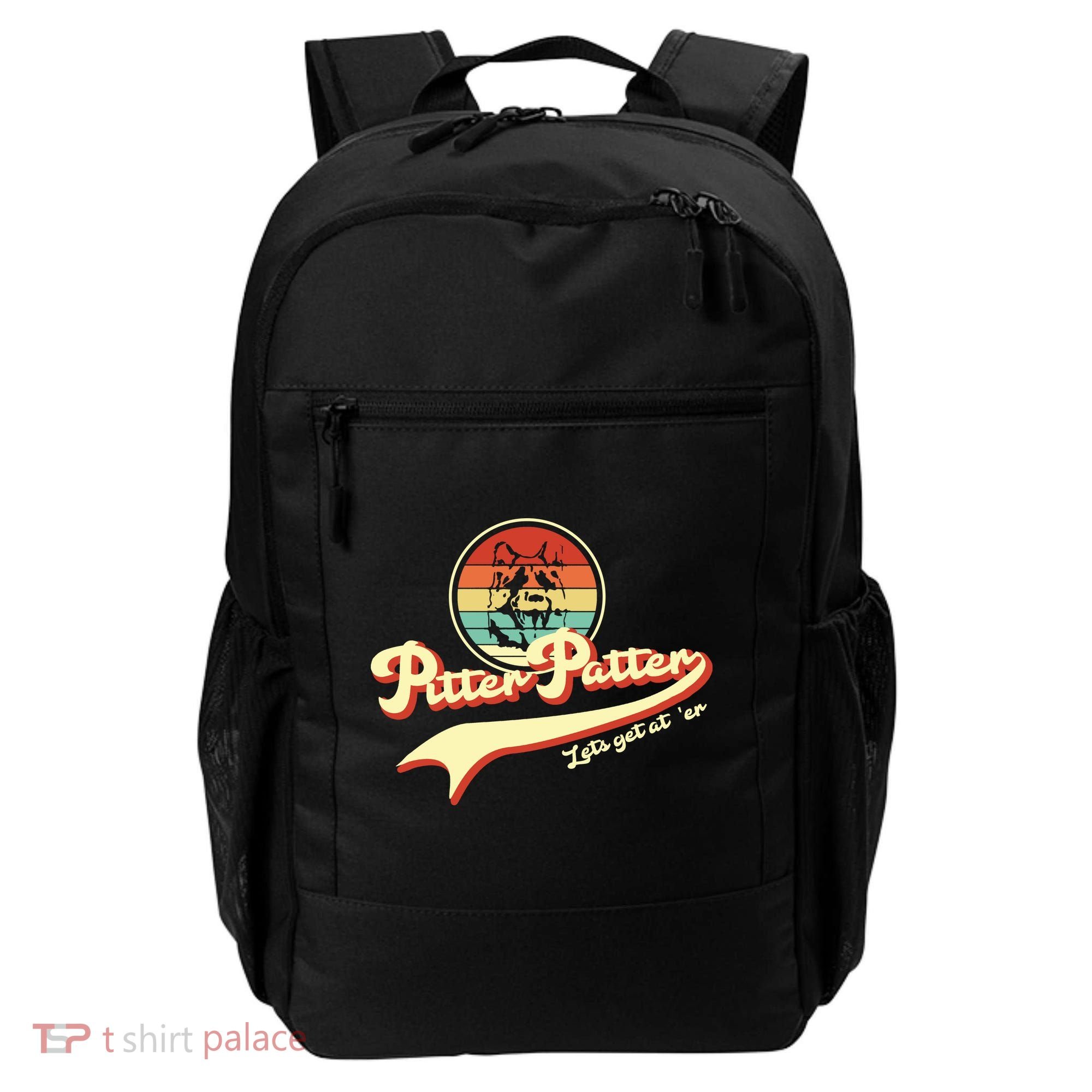 Pitter Patter Let's Get At Er Retro Backpack