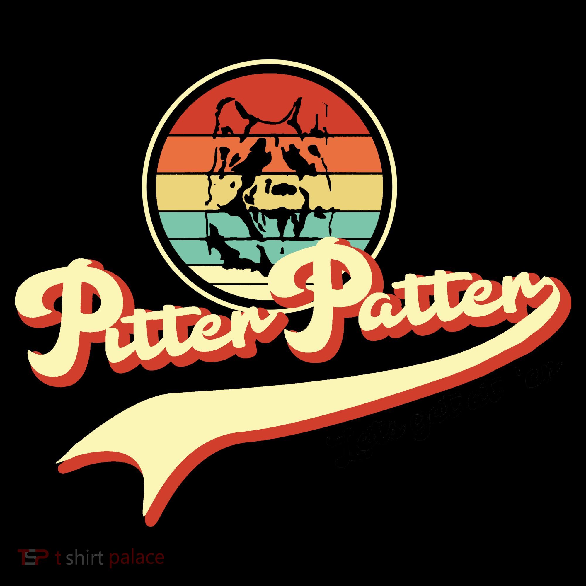 Pitter Patter Let's Get At Er Retro Coffee Mug