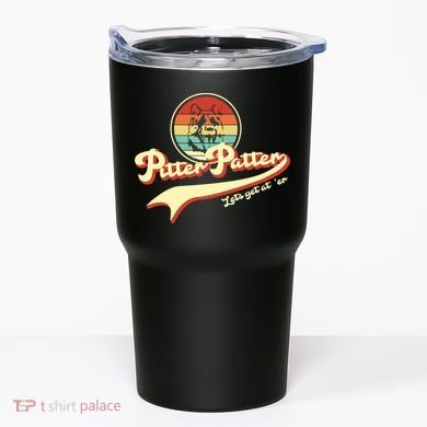 Pitter Patter Let's Get At Er Retro Tumbler