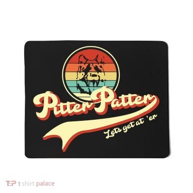 Pitter Patter Let's Get At Er Retro Mousepad
