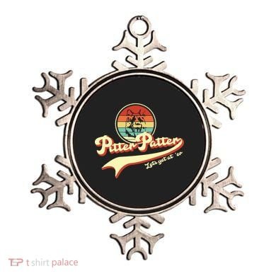 Pitter Patter Let's Get At Er Retro Ornament