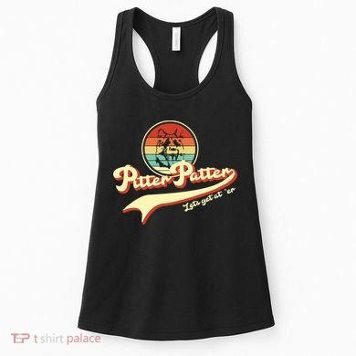 Pitter Patter Let's Get At Er Retro Women's Tank Top