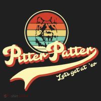 Pitter Patter Let's Get At Er Retro Golf Towel thumb 3