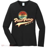 Pitter Patter Let's Get At Er Retro Women's Long Sleeve Shirt thumb 0