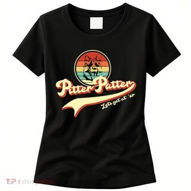 Pitter Patter Let's Get At Er Retro Women's T-Shirt