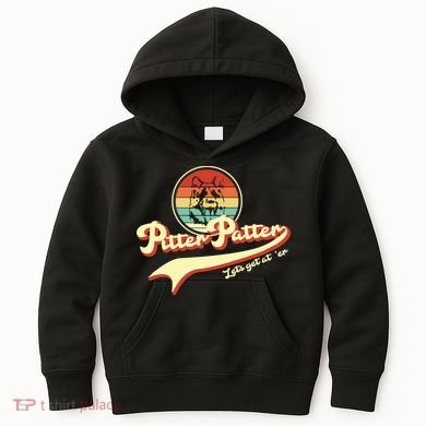 Pitter Patter Let's Get At Er Retro Kids Hoodie