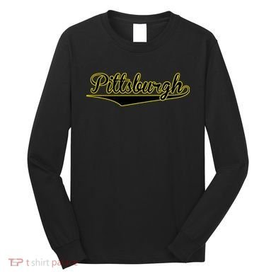 Pittsburgh Classic Baseball Logo Long Sleeve Shirt