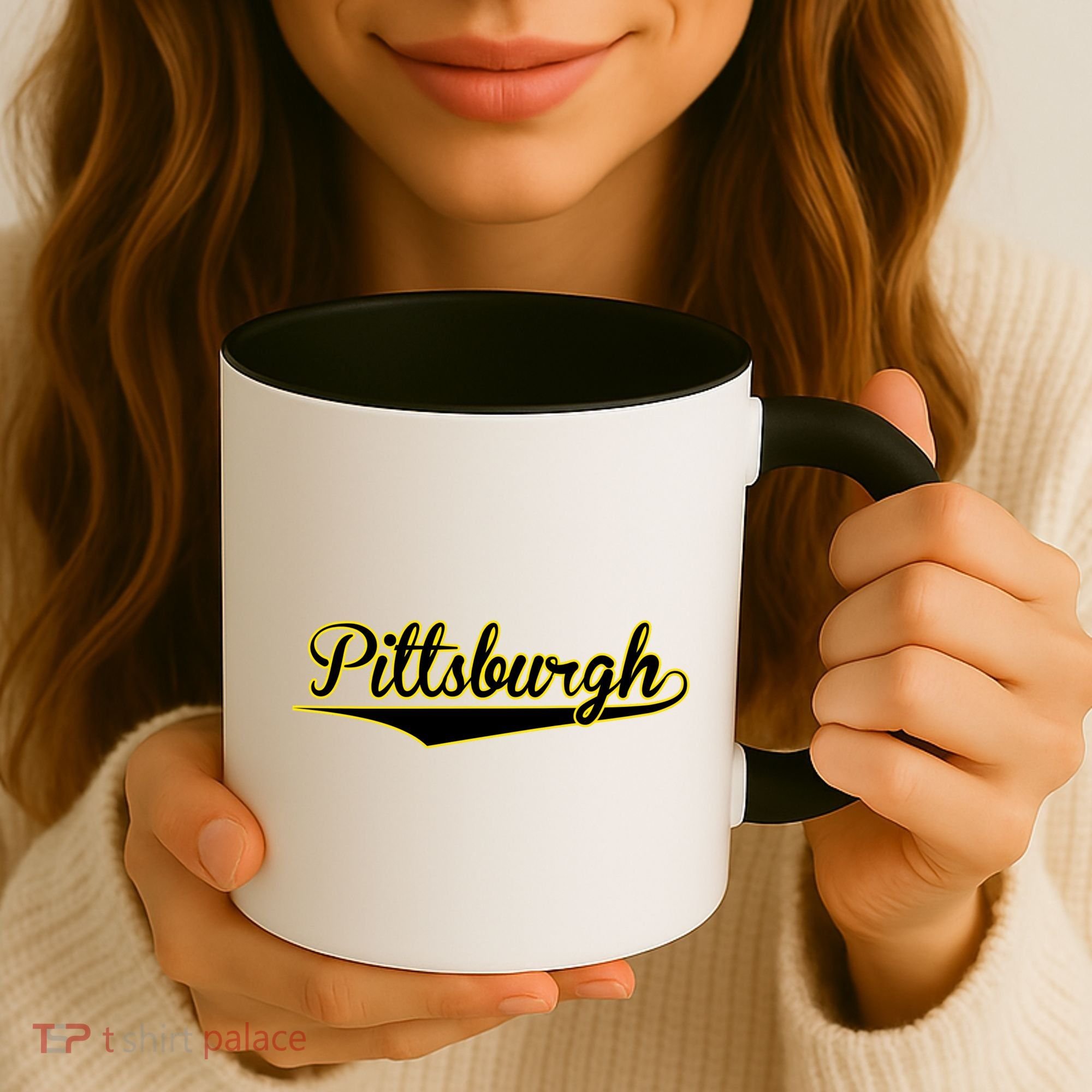 Pittsburgh Classic Baseball Logo Coffee Mug