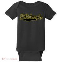Pittsburgh Classic Baseball Logo Baby Bodysuit thumb 0