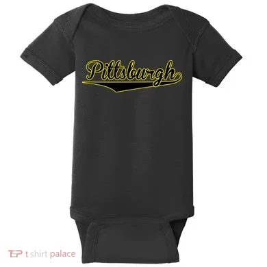 Pittsburgh Classic Baseball Logo Baby Bodysuit