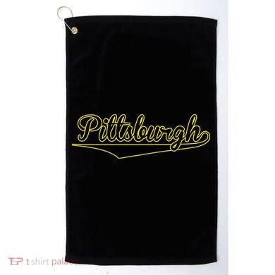 Pittsburgh Classic Baseball Logo Golf Towel