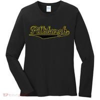 Pittsburgh Classic Baseball Logo Women's Long Sleeve Shirt thumb 0