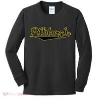 Pittsburgh Classic Baseball Logo Kids Long Sleeve Shirt thumb 0