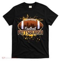 Pittsburgh Pennsylvania Skyline Football Fan  T-Shirt thumb 0