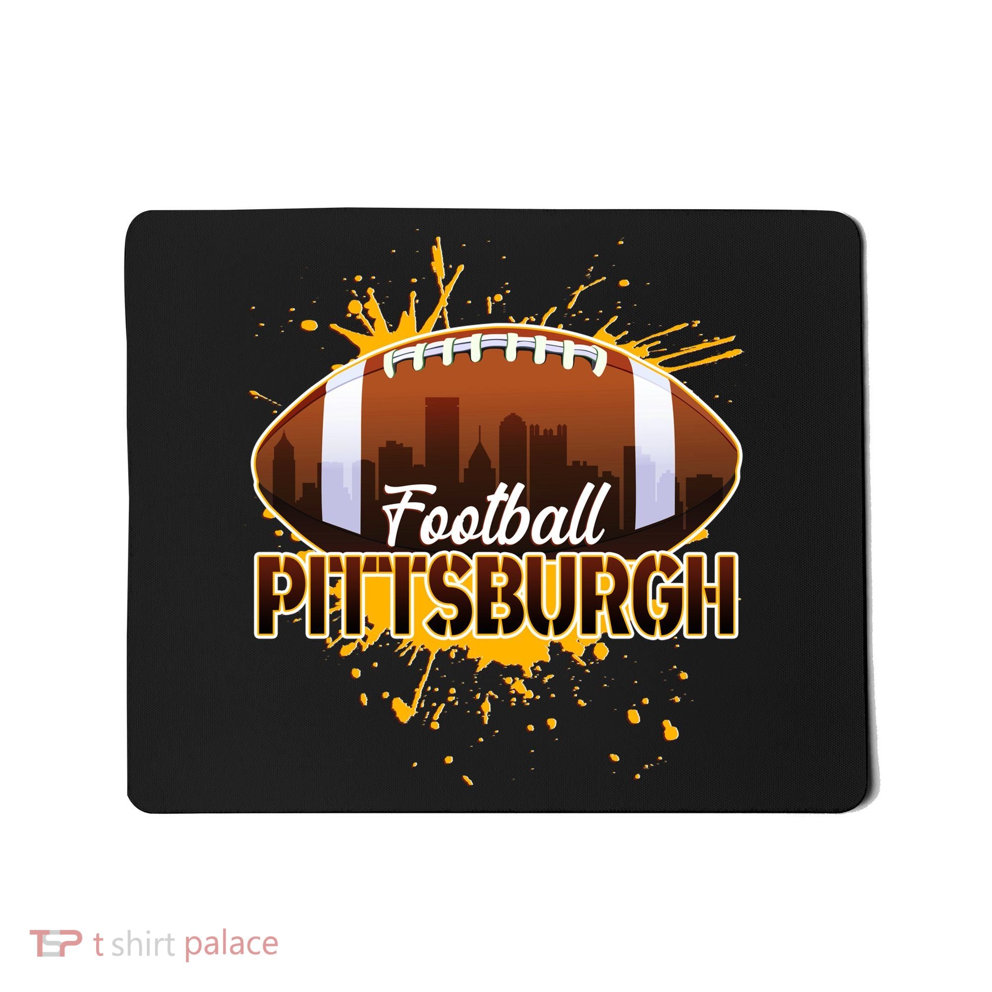 Pittsburgh Pennsylvania Skyline Football Fan  Mousepad