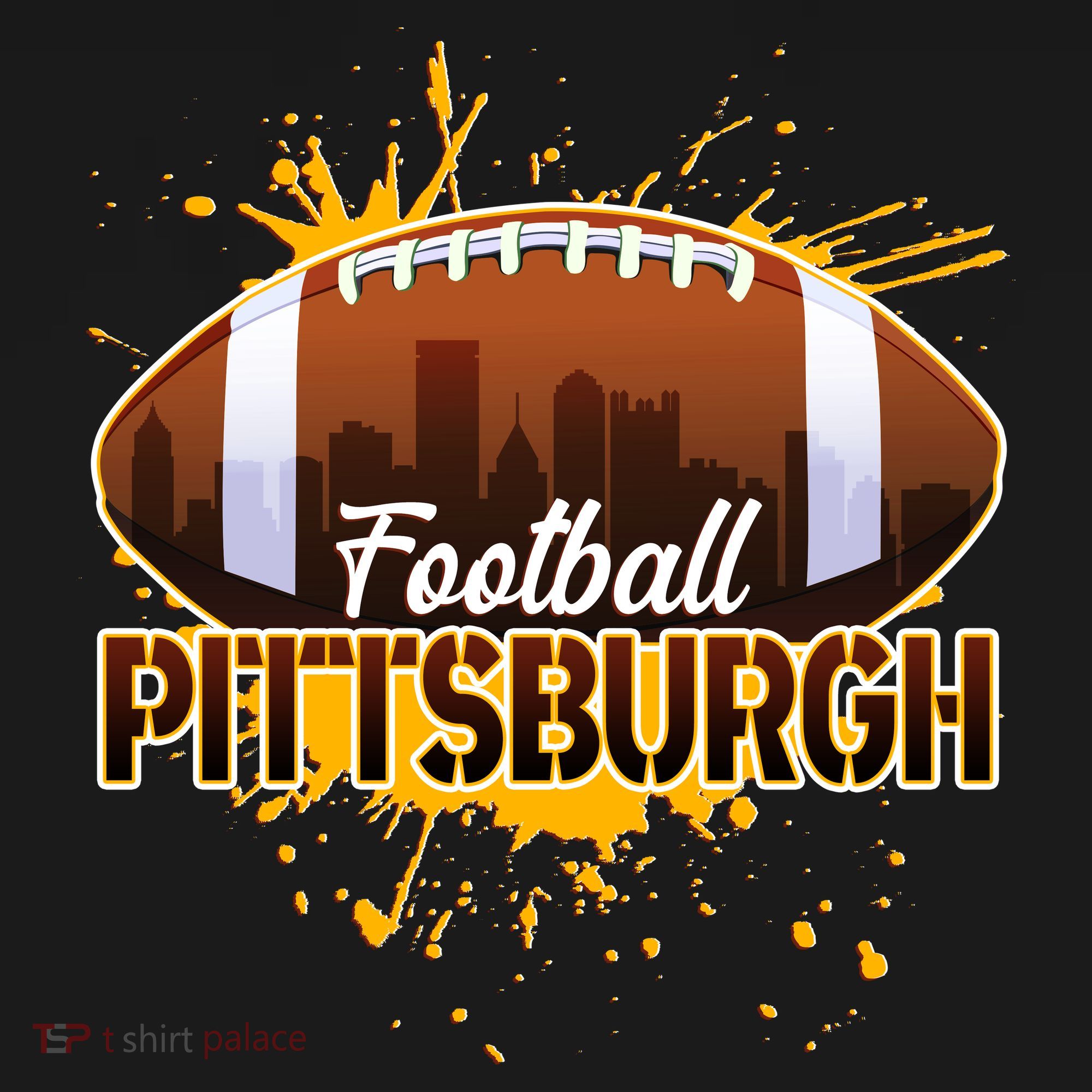 Pittsburgh Pennsylvania Skyline Football Fan  Women's Tank Top