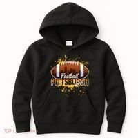 Pittsburgh Pennsylvania Skyline Football Fan  Kids Hoodie thumb 0