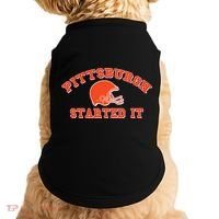 Pittsburgh Started It Football Doggie Tank thumb 0