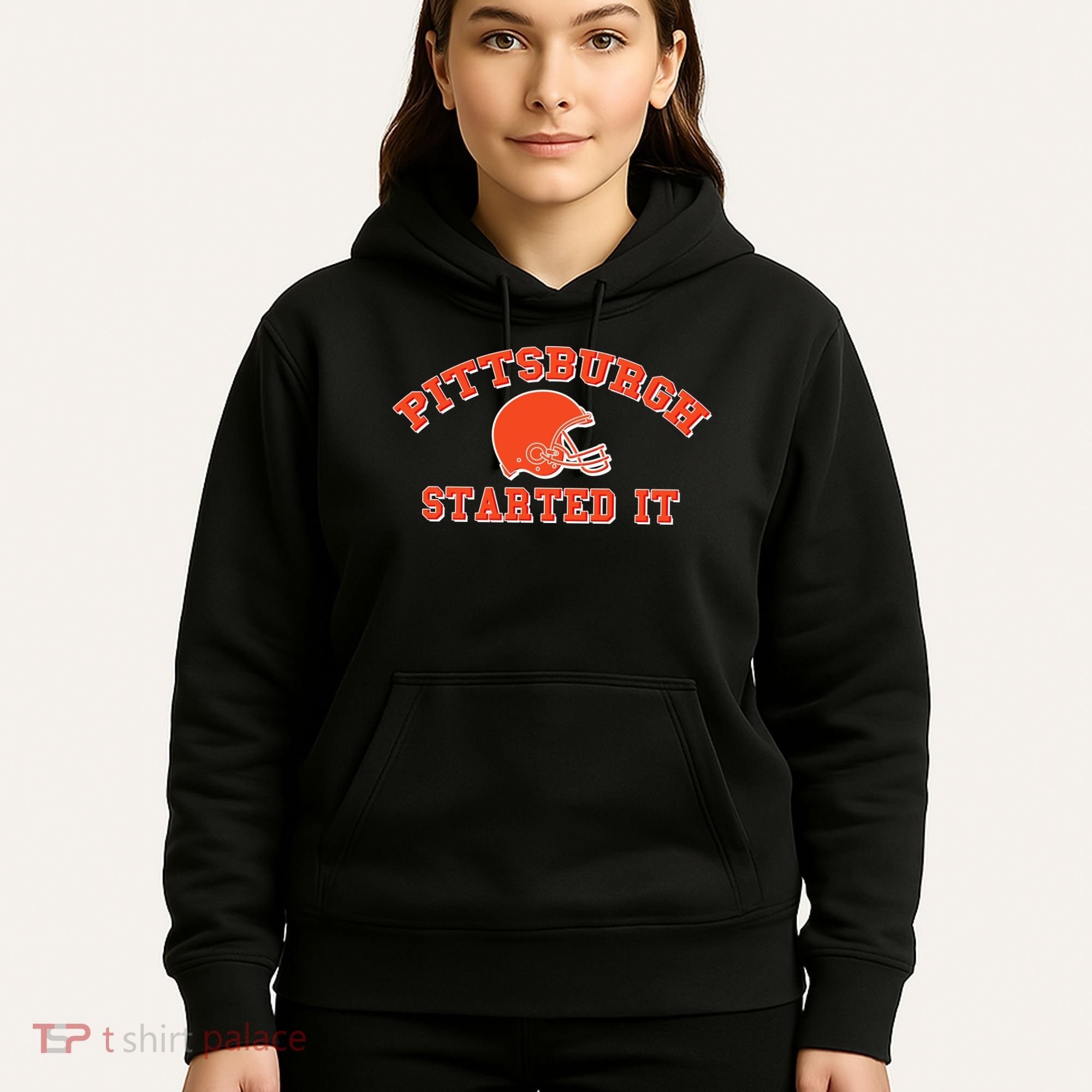 Pittsburgh Started It Football Hoodie