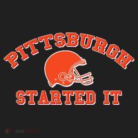 Pittsburgh Started It Football Hat thumb 2