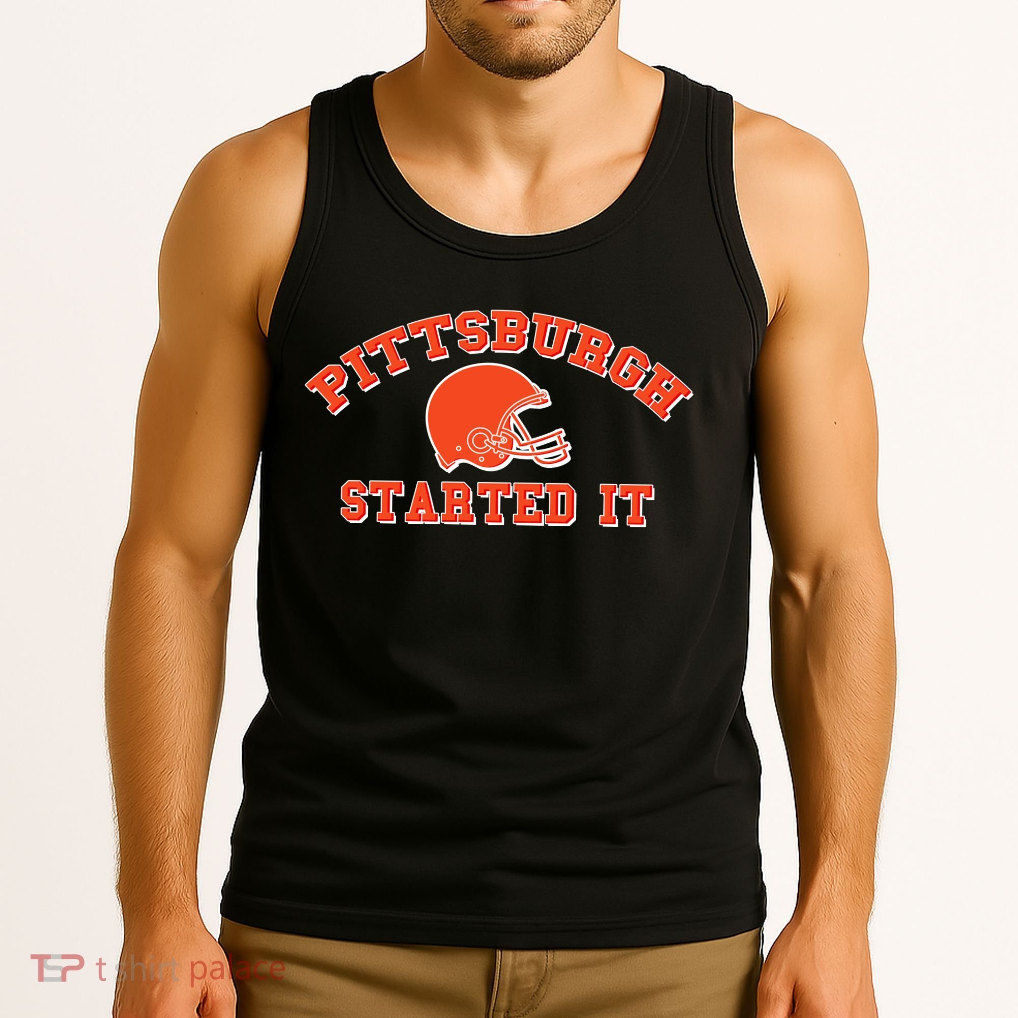 Pittsburgh Started It Football Tank Top