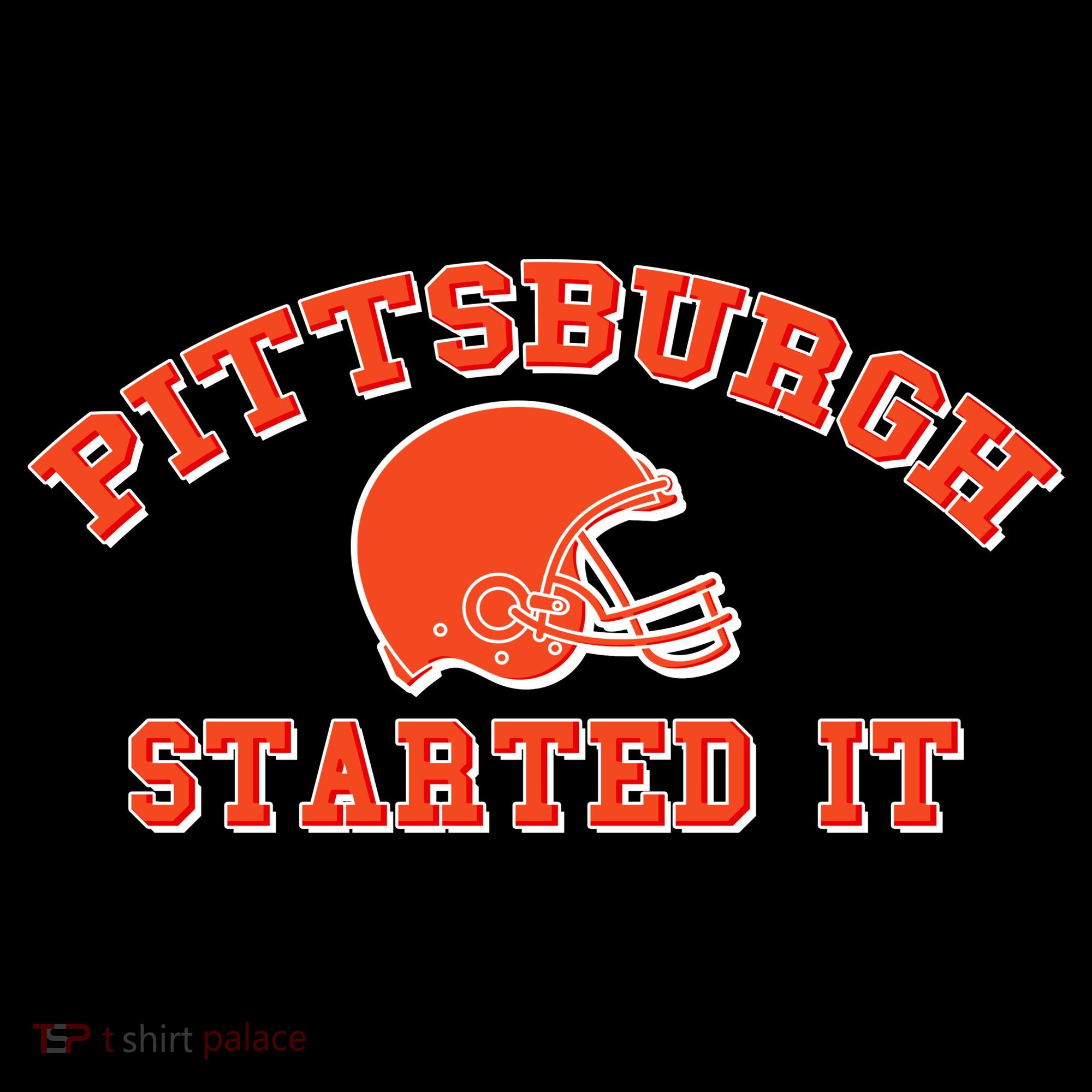 Pittsburgh Started It Football Visor