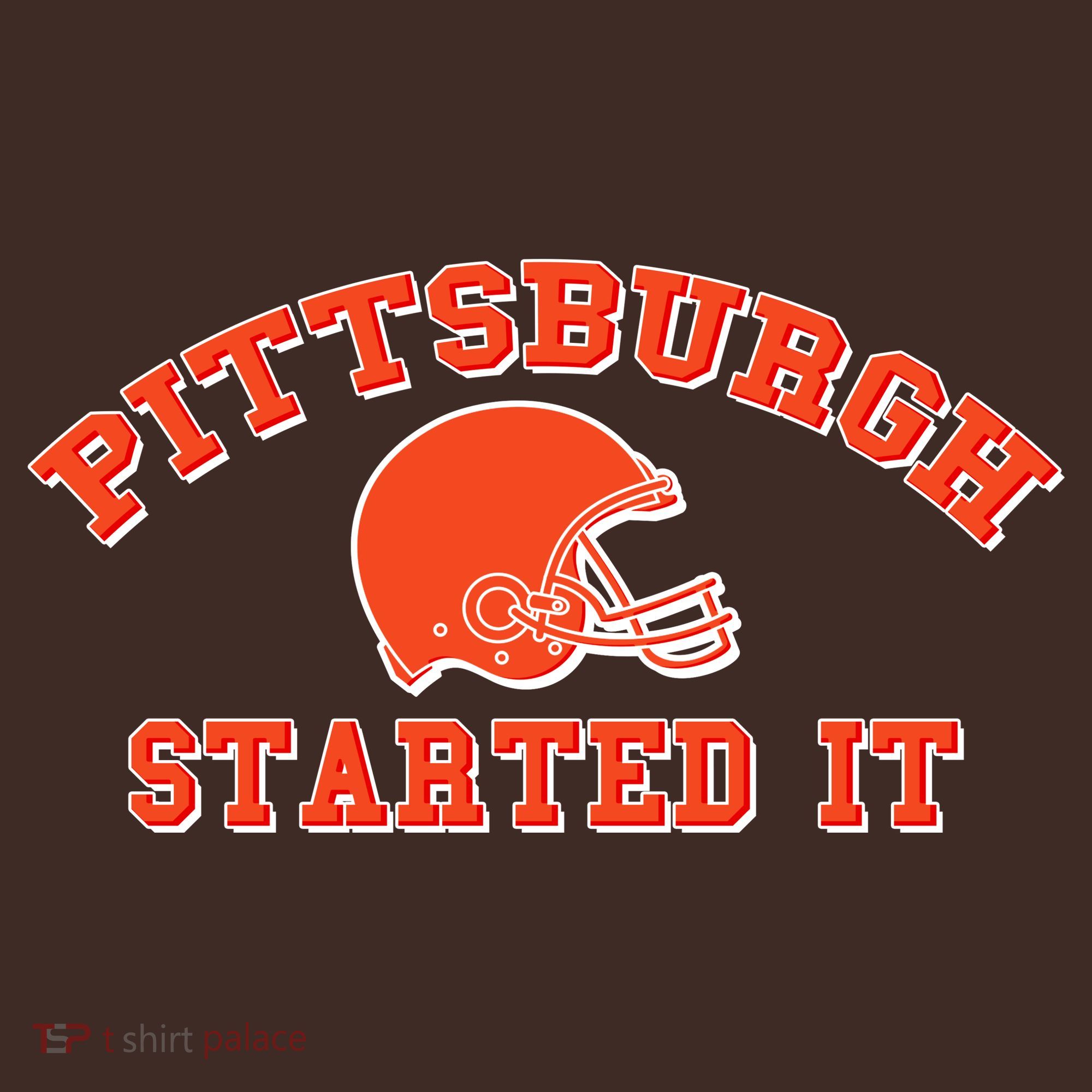 Pittsburgh Started It Football Kids Hoodie