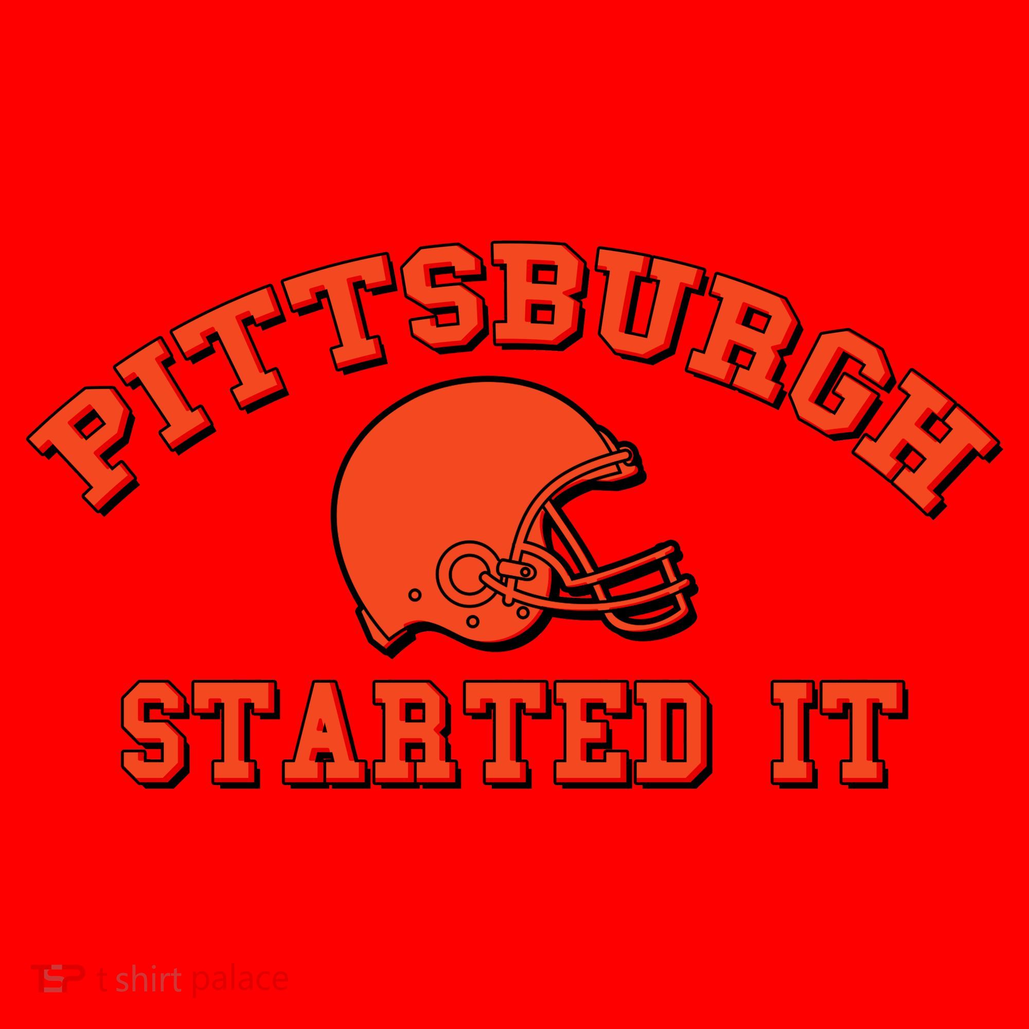 Pittsburgh Started It Football Santa Hat