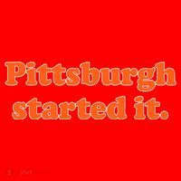 Pittsburgh Started It Funny Football Santa Hat thumb 1