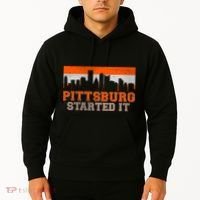 Pittsburgh Started It Skyline Hoodie thumb 2
