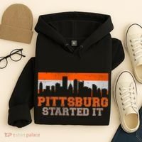 Pittsburgh Started It Skyline Hoodie thumb 4