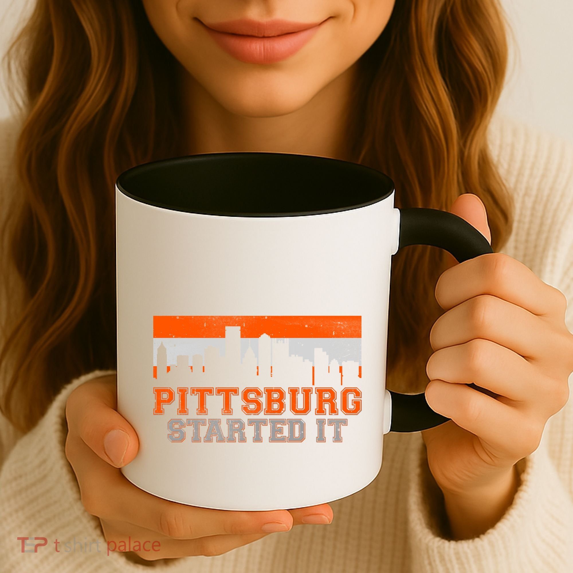 Pittsburgh Started It Skyline Coffee Mug