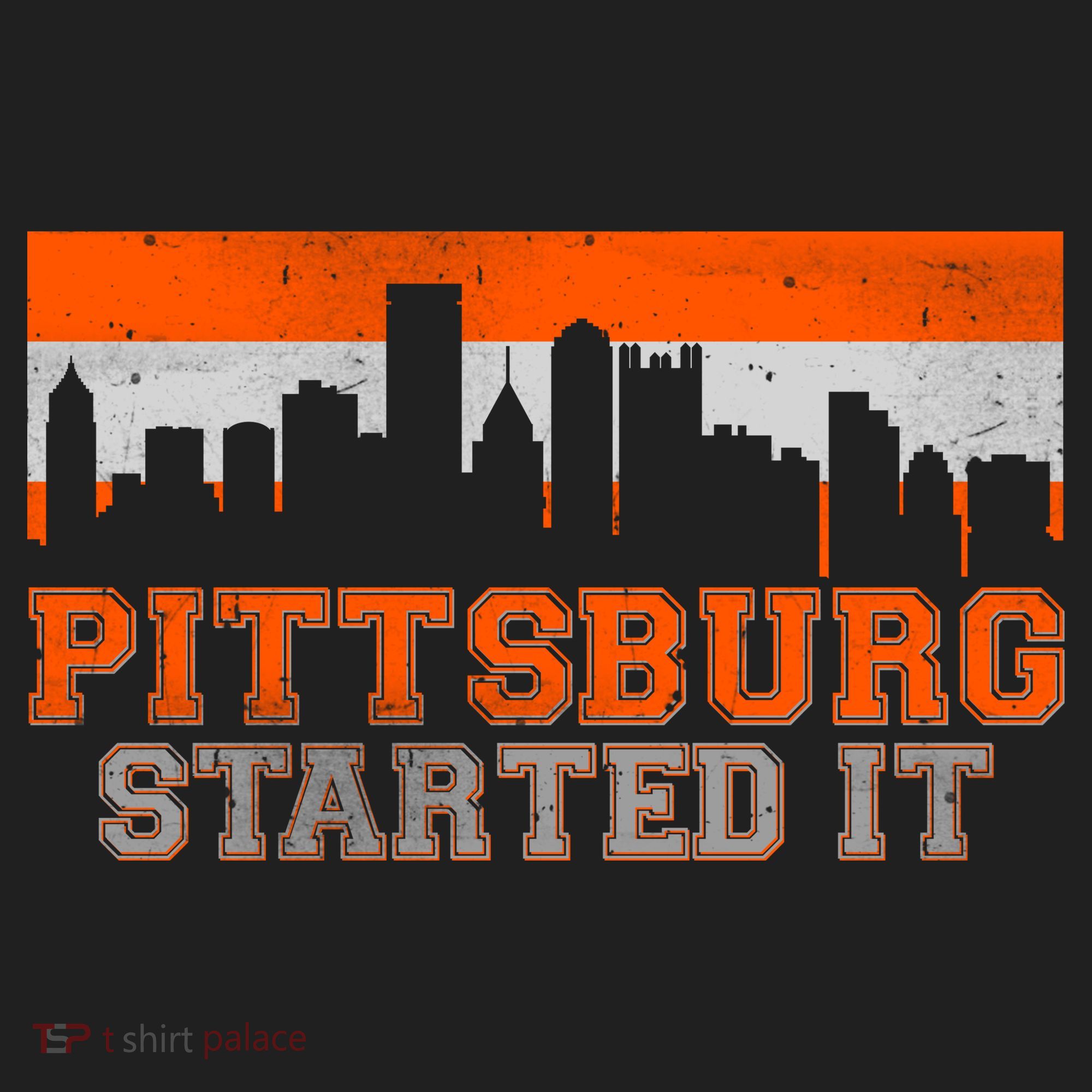 Pittsburgh Started It Skyline Tumbler