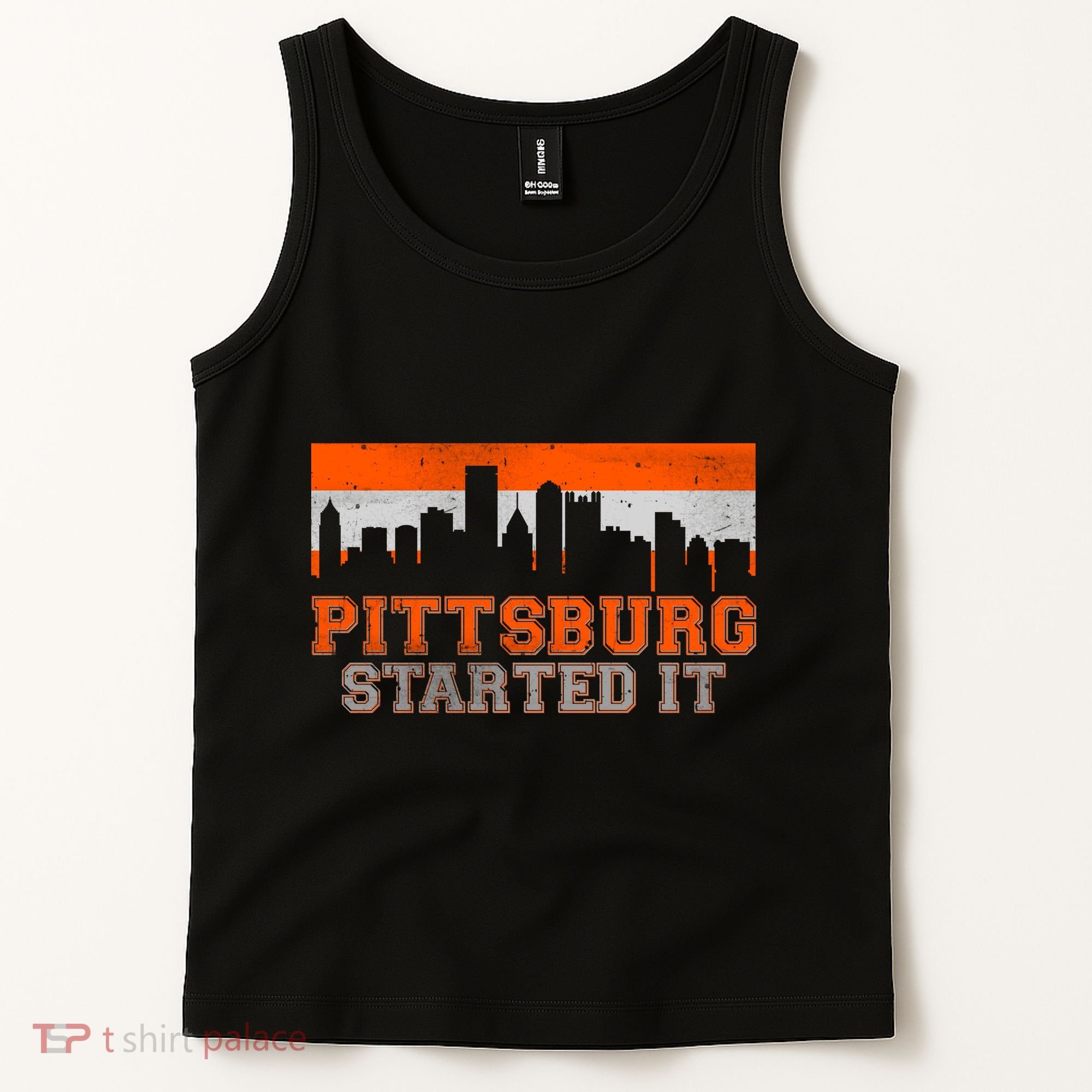 Pittsburgh Started It Skyline Tank Top