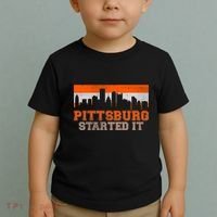 Pittsburgh Started It Skyline Toddler T-Shirt thumb 2