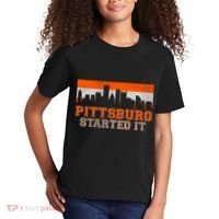 Pittsburgh Started It Skyline Kids T-Shirt thumb 2