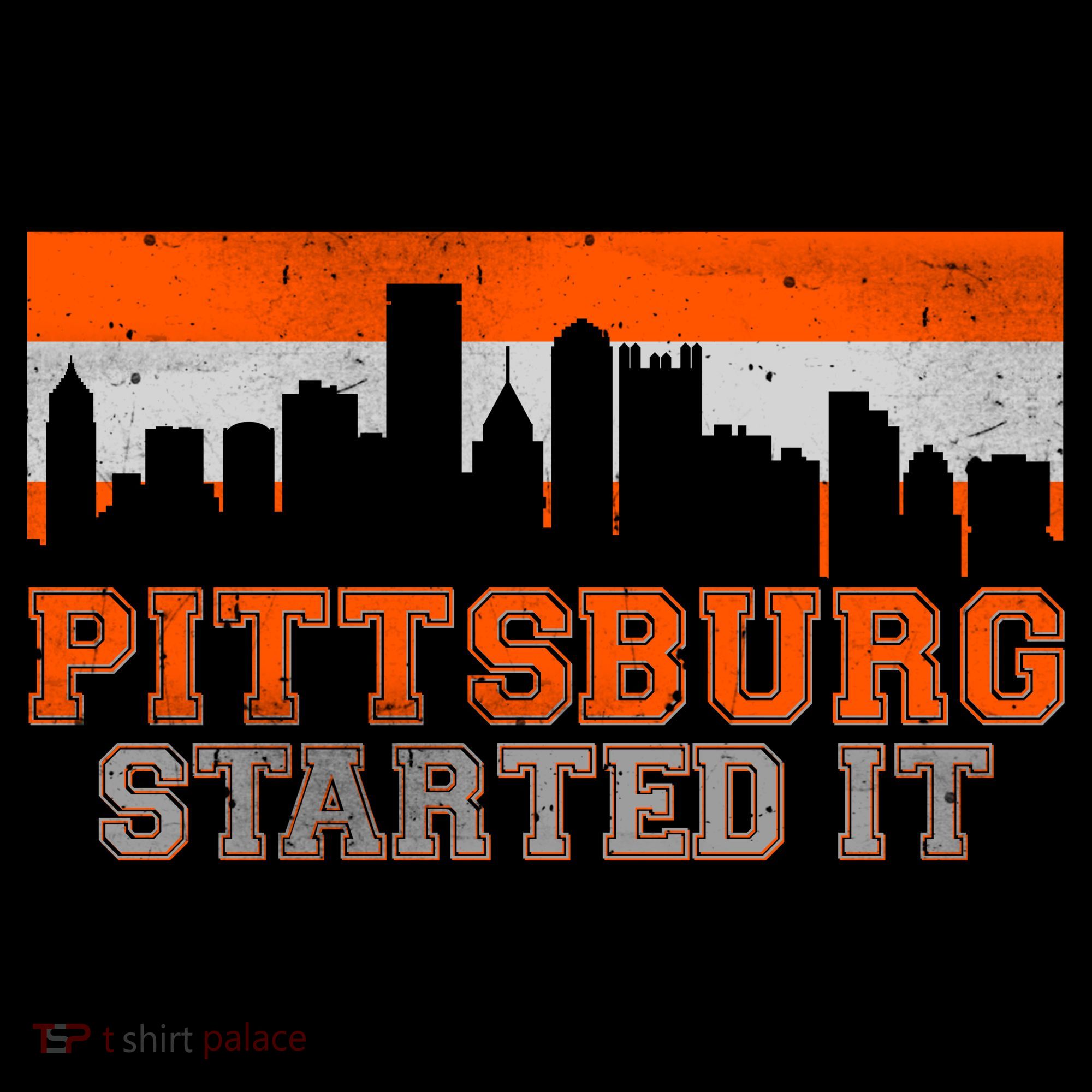 Pittsburgh Started It Skyline Tote Bag