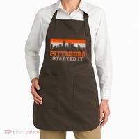 Pittsburgh Started It Skyline Apron thumb 2