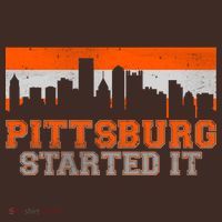 Pittsburgh Started It Skyline T-Shirt thumb 7