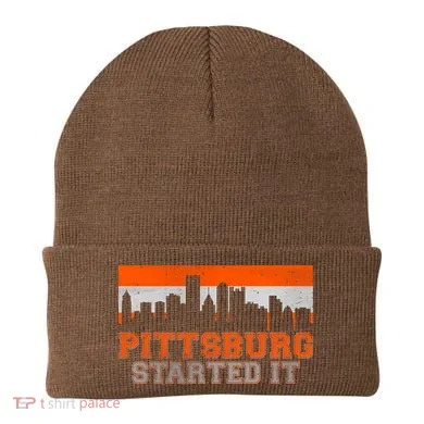 Pittsburgh Started It Skyline Beanie