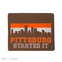 Pittsburgh Started It Skyline Mousepad thumb 0