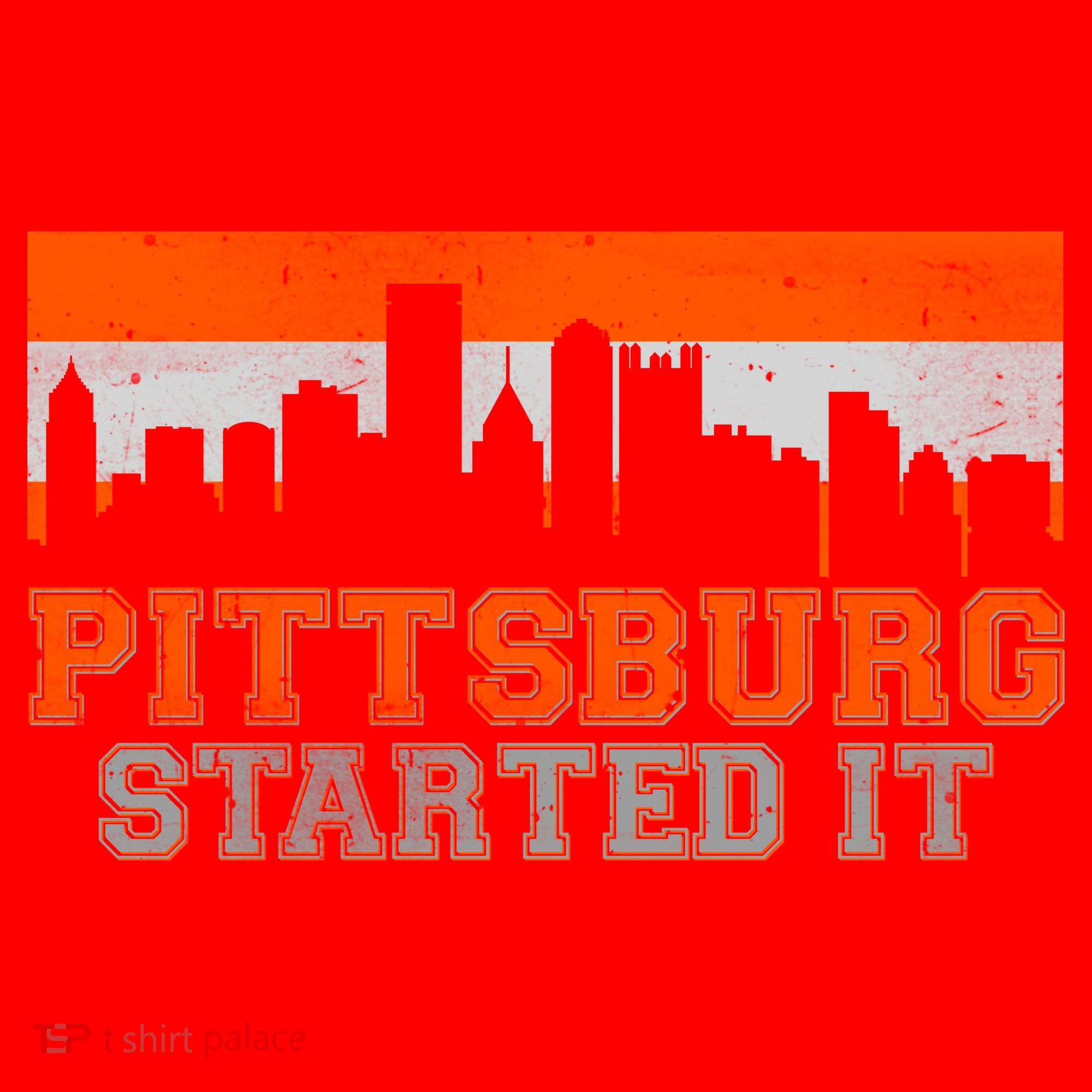 Pittsburgh Started It Skyline Santa Hat