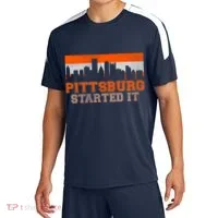 Pittsburgh Started It Skyline Soccer Jersey thumb 0