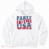 Party In Usa 4th Of July Flag American Hoodie thumb 0