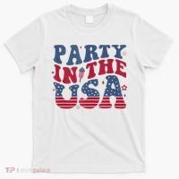 Party In Usa 4th Of July Flag American T-Shirt thumb 0